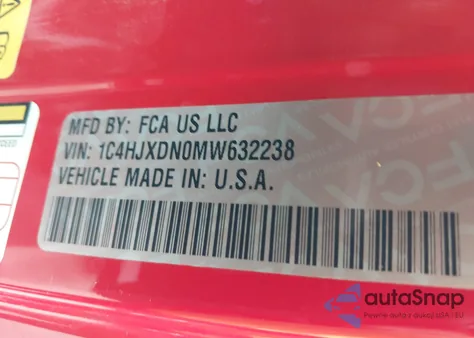 2021 Jeep Wrangler Unlimited Freedom 4X4 из США, поврежденный, VIN 1C4HJXDN0MW632238